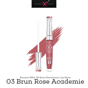 Bourjois 3D Effect Lip Gloss - 03 Brun Rose Academie 5.7 ml Bourjois