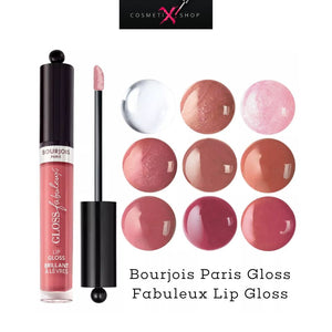 BOURJOIS PARIS GLOSS - Fabuleux Lip Gloss 3.5ml - Choose Your Shade - NEW Bourjois