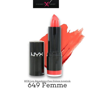 NYX Lip Smacking Fun Colors Lipstick - 643 FEMME - TheCosmetixShop